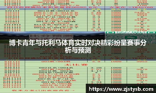 博卡青年与托利马体育实时对决精彩纷呈赛事分析与预测